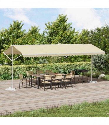 vidaXL Free Standing Awning 600x300 cm Cream