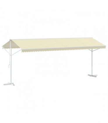 vidaXL Free Standing Awning 600x300 cm Cream