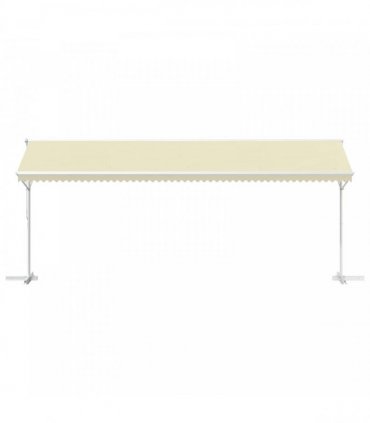 vidaXL Free Standing Awning 600x300 cm Cream