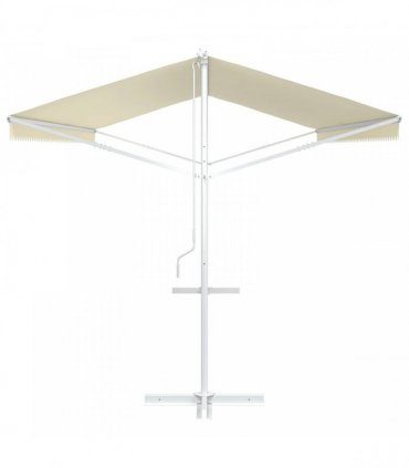 vidaXL Free Standing Awning 600x300 cm Cream