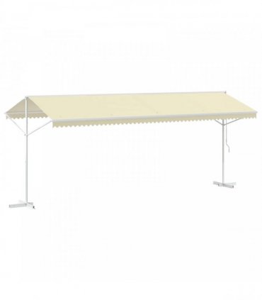 vidaXL Free Standing Awning 600x300 cm Cream