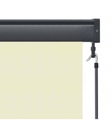 vidaXL Outdoor Roller Blind 60x250 cm Cream