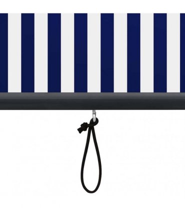 vidaXL Outdoor Roller Blind 100x250 cm Blue and White