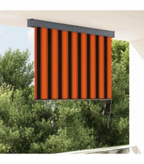 vidaXL Outdoor Roller Blind 140x250 cm Orange and Brown