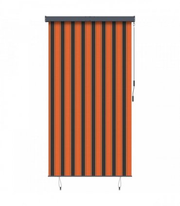 vidaXL Outdoor Roller Blind 140x250 cm Orange and Brown