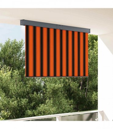 vidaXL Outdoor Roller Blind 160x250 cm Orange and Brown