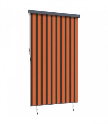 vidaXL Outdoor Roller Blind 160x250 cm Orange and Brown