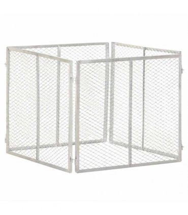 vidaXL Garden Composter 85x85x70 cm Galvanised Iron