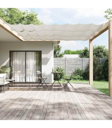 vidaXL Vertical Awning White 140x800 cm Oxford Fabric