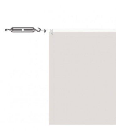 vidaXL Vertical Awning White 140x800 cm Oxford Fabric