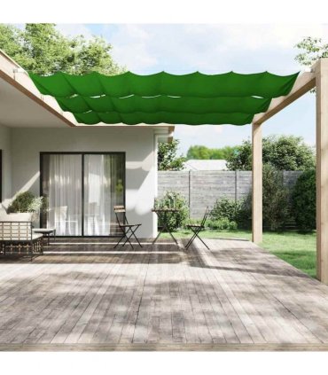 vidaXL Vertical Awning Light Green 140x360 cm Oxford Fabric