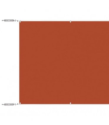 vidaXL Vertical Awning Terracotta 60x1000 cm Oxford Fabric