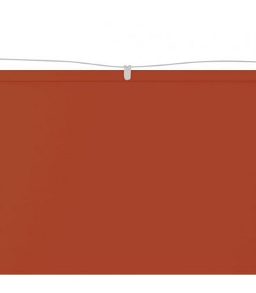 vidaXL Vertical Awning Terracotta 100x1200 cm Oxford Fabric