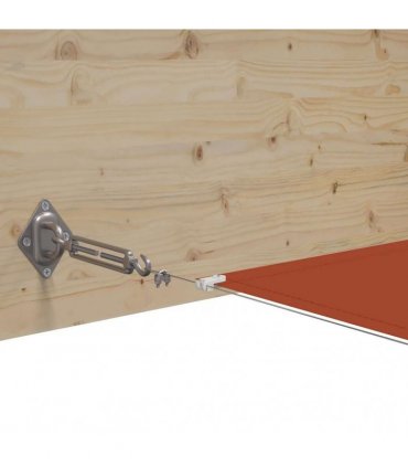 vidaXL Vertical Awning Terracotta 140x800 cm Oxford Fabric