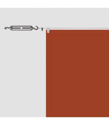 vidaXL Vertical Awning Terracotta 140x800 cm Oxford Fabric