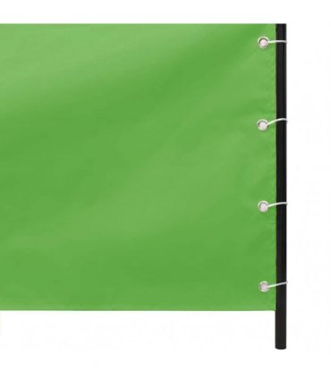 vidaXL Balcony Screen Light Green 120x240 cm Oxford Fabric