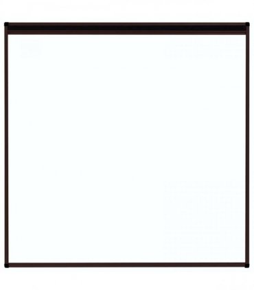 vidaXL Plisse Insect Screen for Windows Aluminium Brown 120x120 cm