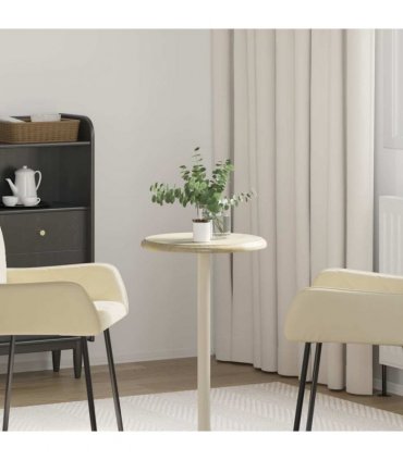vidaXL Table Top Cream Ø40x2,5 cm Marble