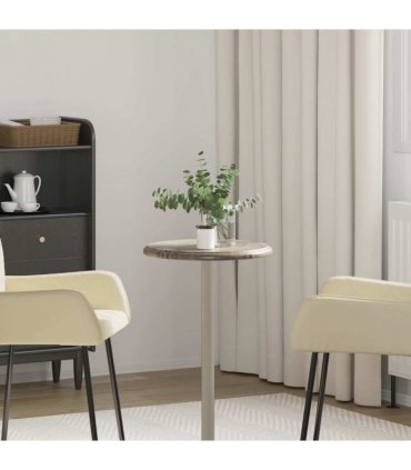 vidaXL Table Top Grey Ø40x2,5 cm Marble