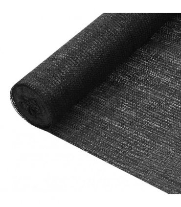 vidaXL Privacy Net Black 1,8x25 m HDPE 75 g/m²