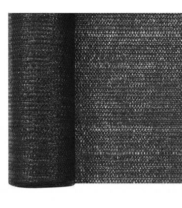 vidaXL Privacy Net Black 2x10 m HDPE 75 g/m²