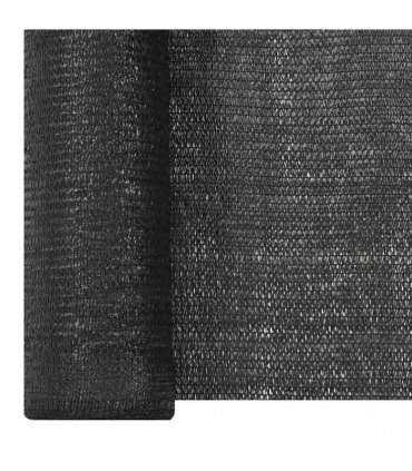 vidaXL Privacy Net Black 1,2x10 m HDPE 150 g/m²