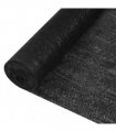 vidaXL Privacy Net Black 3,6x25 m HDPE 195 g/m²