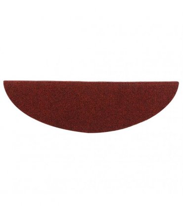 vidaXL Stair Mats Self-adhesive 10 pcs 56x17x3 cm Bordeaux Red