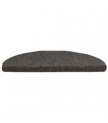 vidaXL Stair Mats Self-adhesive 10 pcs 65x21x4 cm Anthracite