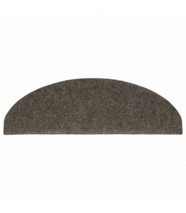 vidaXL Stair Mats Self-adhesive 10 pcs 65x21x4 cm Anthracite