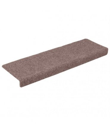 vidaXL Stair Mats Self-adhesive 5 pcs 65x21x4 cm Light Brown