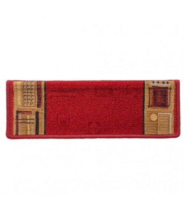 vidaXL Stair Mats Self-adhesive 5 pcs 65x21x4 cm Red