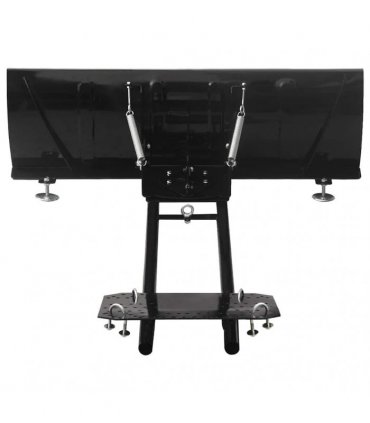 vidaXL Snow Plough for ATV 115x38 cm Black