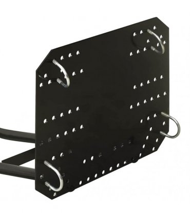 vidaXL Snow Plough for ATV 115x38 cm Black