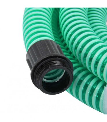 vidaXL Suction Hose with Brass Connectors Green 1,1" 5 m PVC