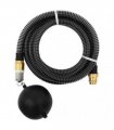 vidaXL Suction Hose with Brass Connectors Black 1,1" 3 m PVC