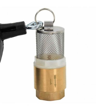vidaXL Suction Hose with Brass Connectors Black 1,1" 3 m PVC