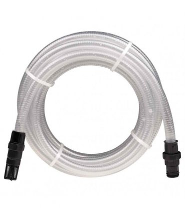 vidaXL Suction Hose with PVC Connectors Transparent 1" 10 m PVC