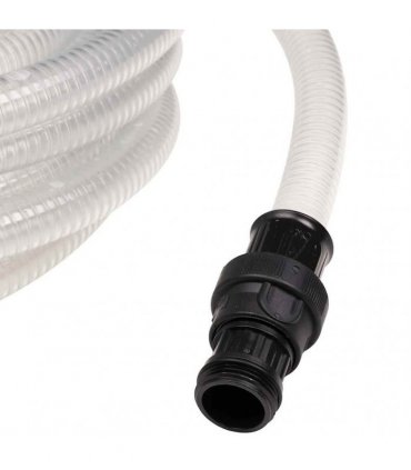 vidaXL Suction Hose with PVC Connectors Transparent 1" 10 m PVC