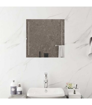 vidaXL LED Bathroom Mirror 50x50 cm