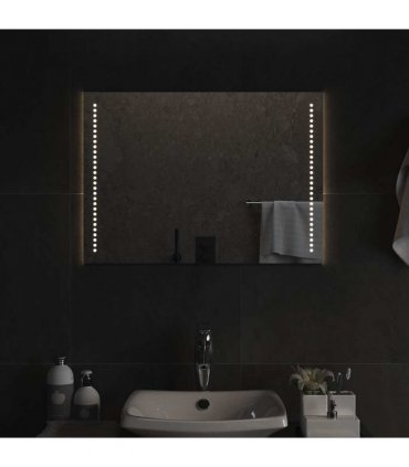 vidaXL LED Bathroom Mirror 70x50 cm