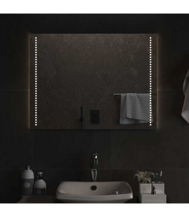 vidaXL LED Bathroom Mirror 80x60 cm