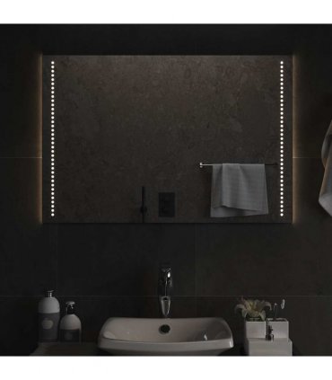 vidaXL LED Bathroom Mirror 90x60 cm
