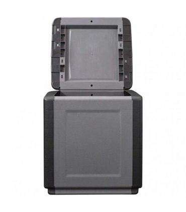 vidaXL Garden Storage Box 54x53x57 cm 130 L Dark Grey and Black
