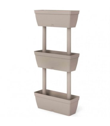 vidaXL Garden Planter 6 pcs 100 cm Taupe