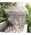 vidaXL Rectangular Waterfall Pool Fountain Stainless Steel 110 cm