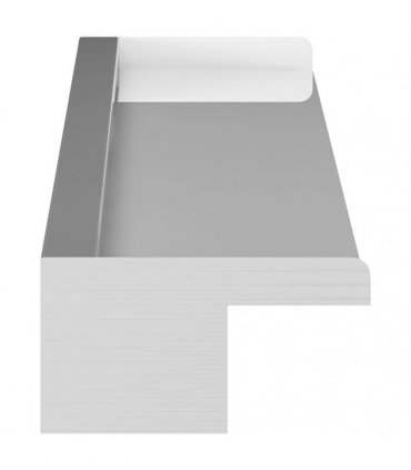 vidaXL Rectangular Waterfall Pool Fountain Stainless Steel 110 cm