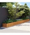 vidaXL Garden Raised Bed 580x50x36 cm Corten Steel