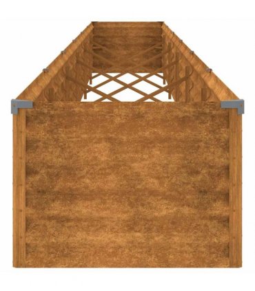 vidaXL Garden Raised Bed 580x50x36 cm Corten Steel
