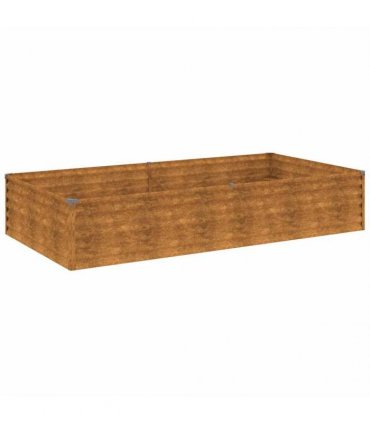 vidaXL Garden Raised Bed 195x100x36 cm Corten Steel